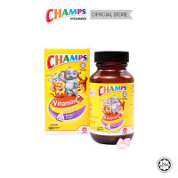 CHAMPS VITAMIN C - ANGGUR HITAM / VITAMIN C 30MG BLACKCURRANT 100S