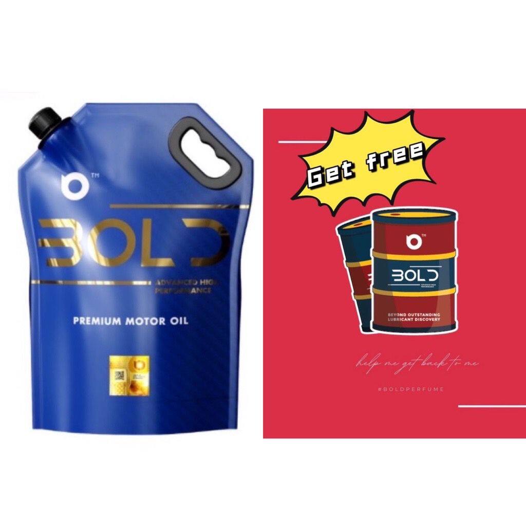 Bold 10w30 4Lit Semi Synthetic SN Engine Oil FREEPerfume Card (READY STOCK )