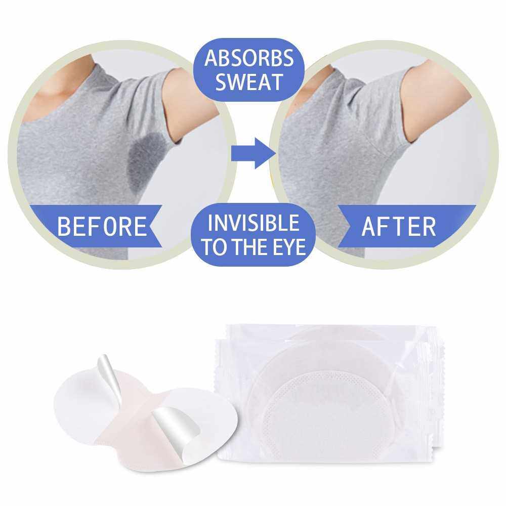 Underarm Sweat Pads Invisible Armpit Sweat Pads Disposable Dress ...