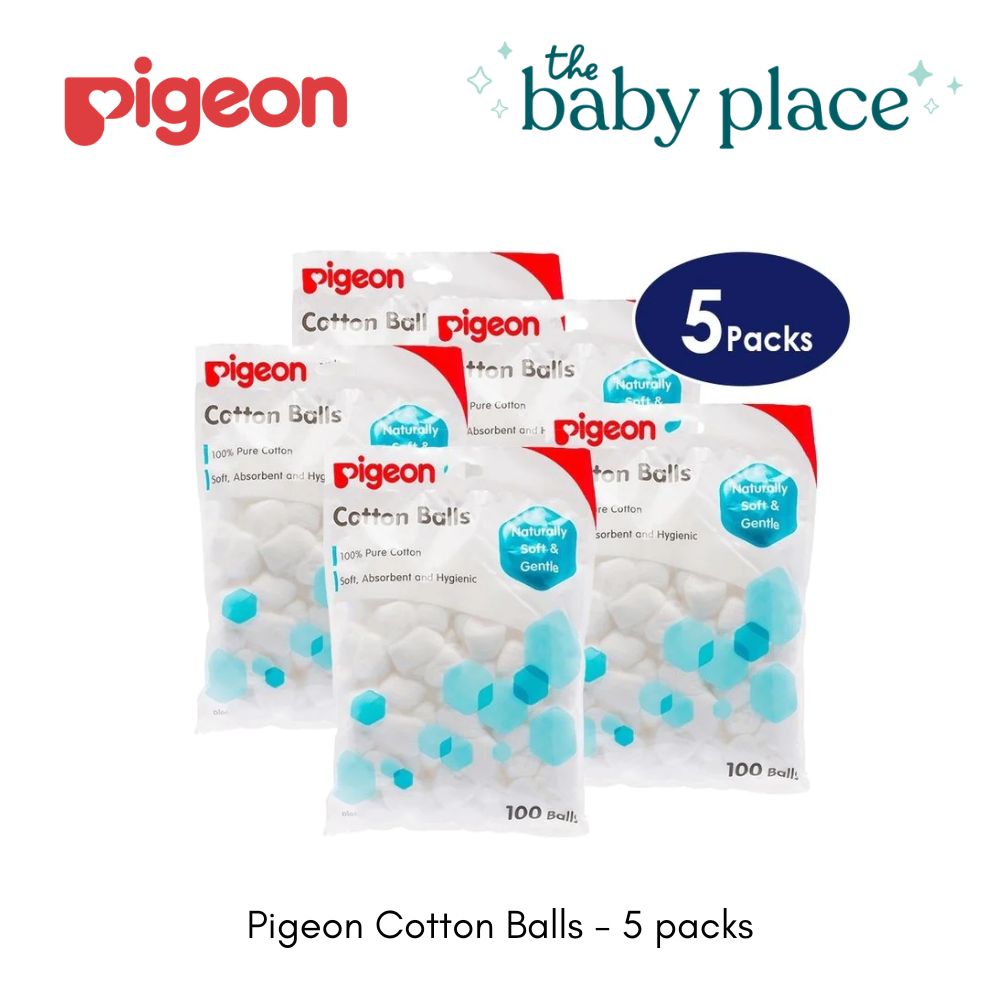 Pigeon Cotton Balls 100pcs - 5 packs