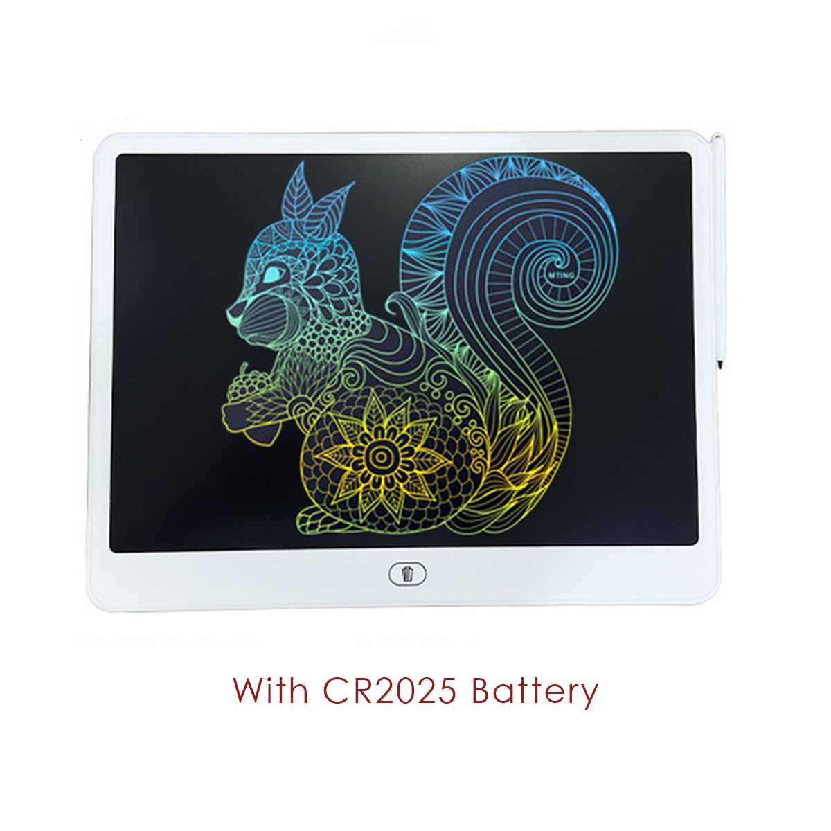 13/ 16 Inch Kid Magic Board Colour Writing Pad LCD Drawing Tablet Painting Sketch Reusable Erasable Pen Non Messy Board LCD Pad Non Hurting Eyes Kids Toy Writing Tool