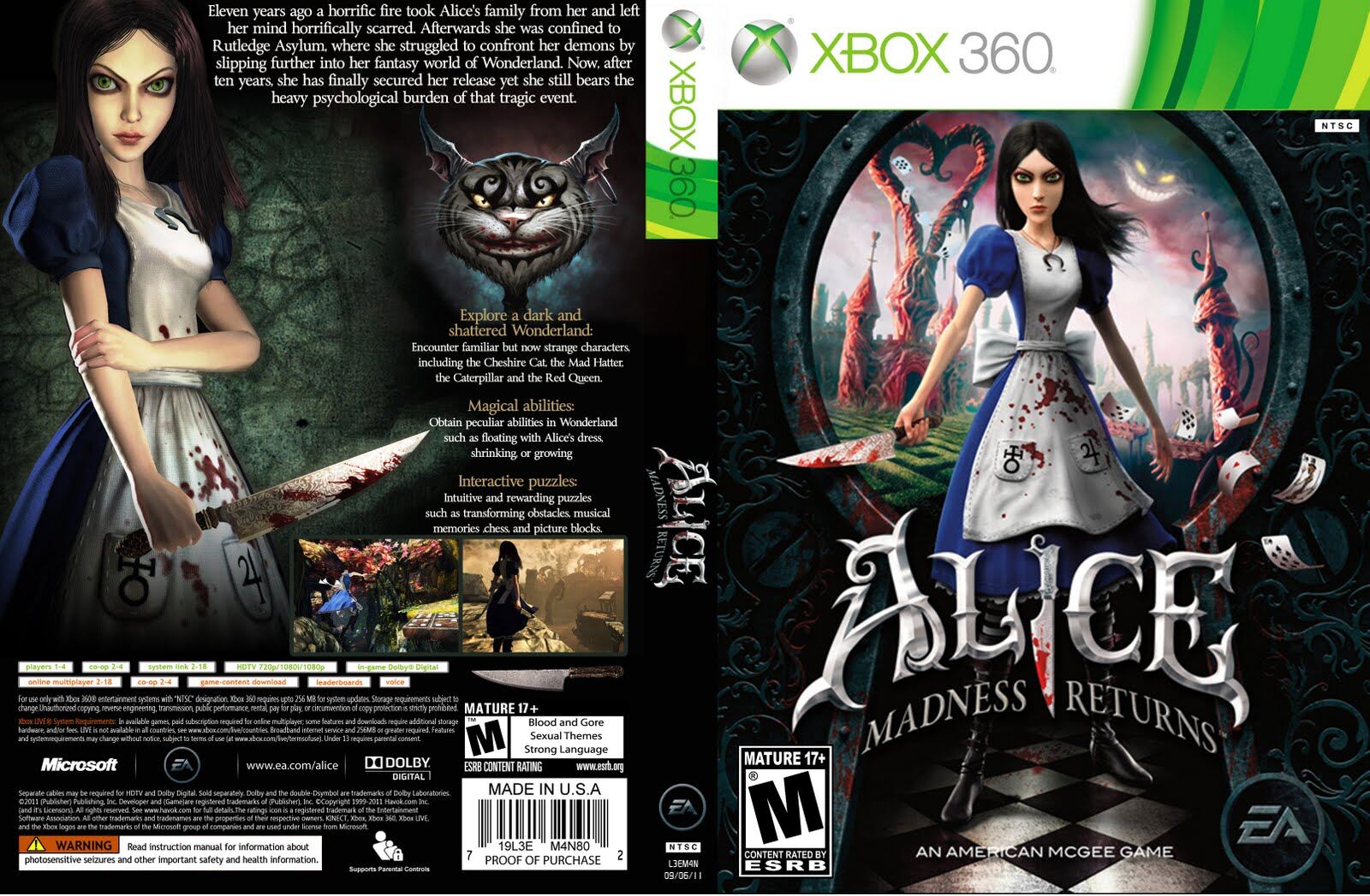 Xbox 360 Alice Madness Returns Rainbow New Pgmall