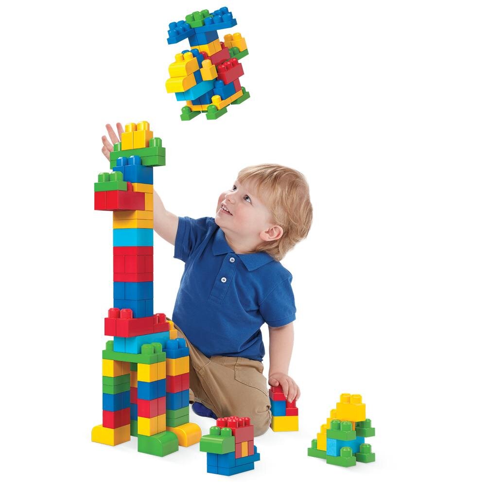 80pcs Mega Bloks Big Building Bag Classic Blocks Toys for Baby Kids Childrens Boys Girls Best Buy