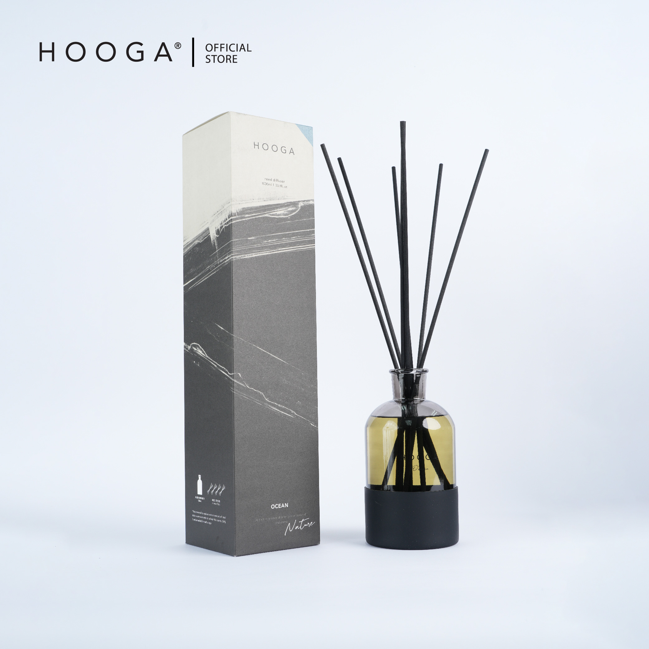 HOOGA Black Series Reed Diffuser 1000ML
