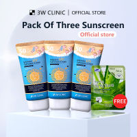 3W CLINIC Sunscreen Intensive UV Suncream SPF50+ PA+++ (70ml x 3 Pack)