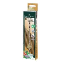 [Faber-Castell] Tri-Grip 2B Pencil Metallic Blackwood Blue/Gold (Box of 12)