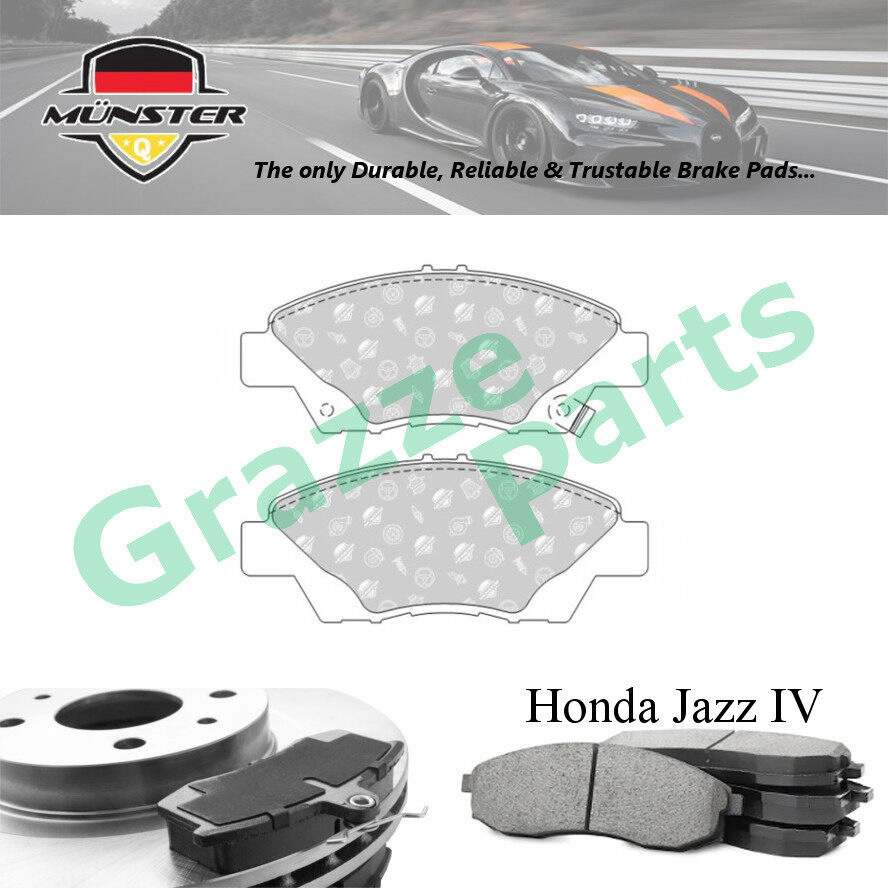 Münster Disc Brake Pad Front for Honda Jazz IV (4th Gen) GK 1.5 i-VTEC 2013 L...