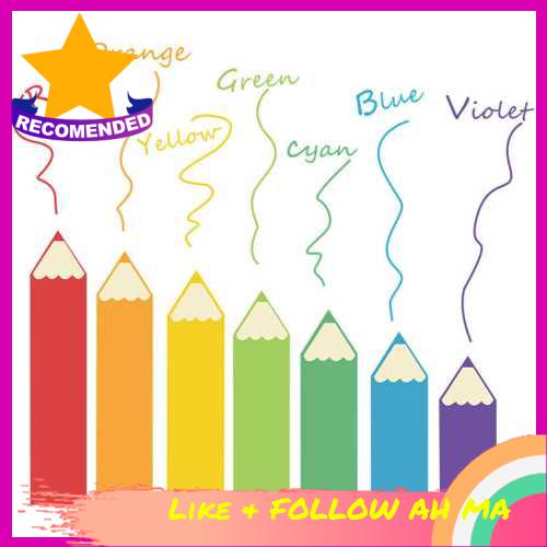 Removable Cartoon Pencil Wall Decals - DIY Vinyl Stickers For Kids Room, Nursery, Kindergarten