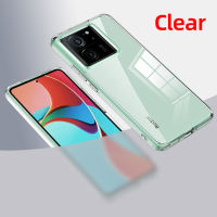 UFLAXE ICEY - For Xiaomi 13T / Xiaomi 13T Pro Case - CLEAR ANTI-YELLOW Matte Shockproof Hard Case Anti-Fingerprint Slim Phone Case