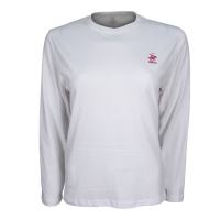 BHPC BHB286 Women T-Shirt Wanita Lengan Panjang | Cotton Round Neck Embroidered Logo Casual Tee Regular Fit S-XL