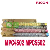 Quality Japan Ricoh Aficio MPC4502 MPC5502 MPC 4502 5502 MP C4502 C5502 Color Toner Cartridge Japan