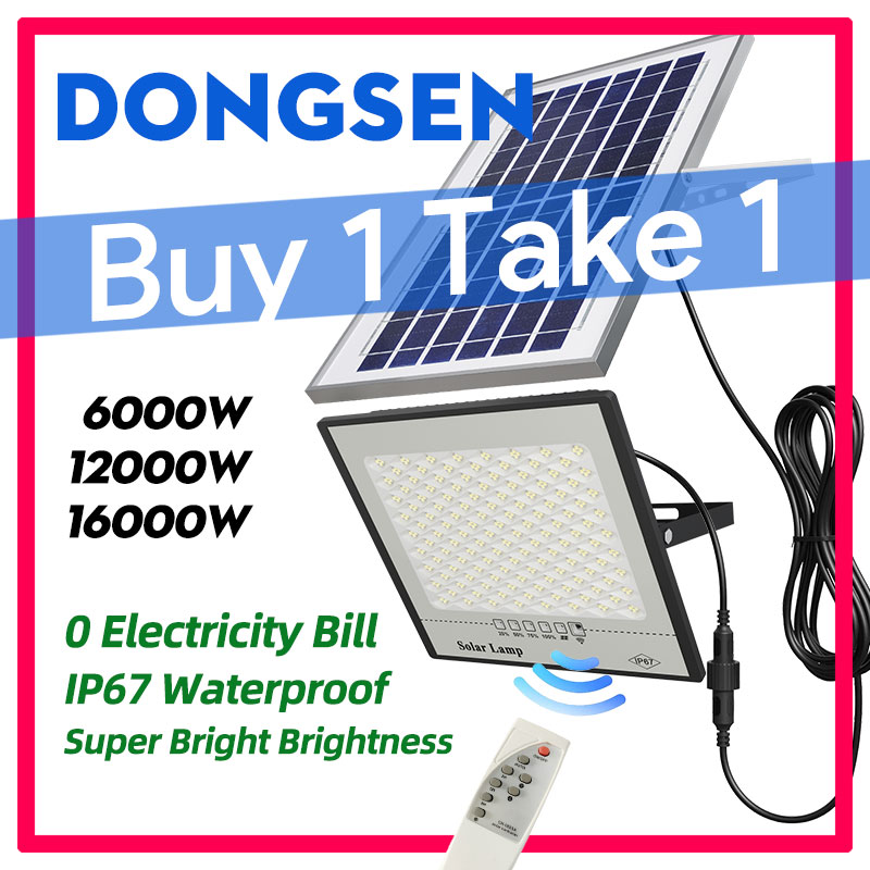 Original Solar Light Outdoor Lighting 16000W Solar LED Light Flood Lights Lampu solar IP67 Waterproof Street Light 太陽能燈戶外 led