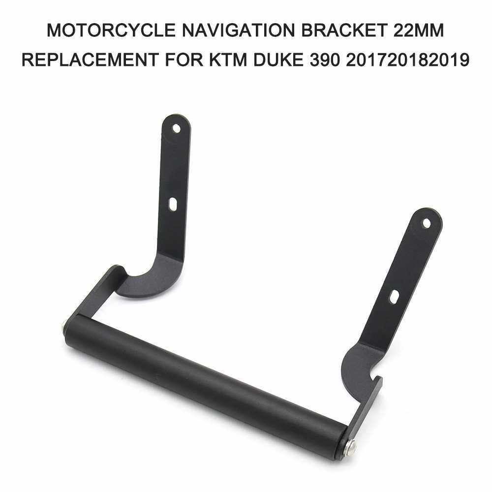 Motorcycle GPS Navigation Phone Holder 22mm Handle Bar Bracket Replacement for KTM Duke 390 2017 2018 2019 Accessories Mount Bracket Plate (Standard)
