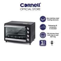 Cornell Electric Oven 40L with 4 stainless steel heating elements rotisseries & convection timer bell ring 1 year warranty