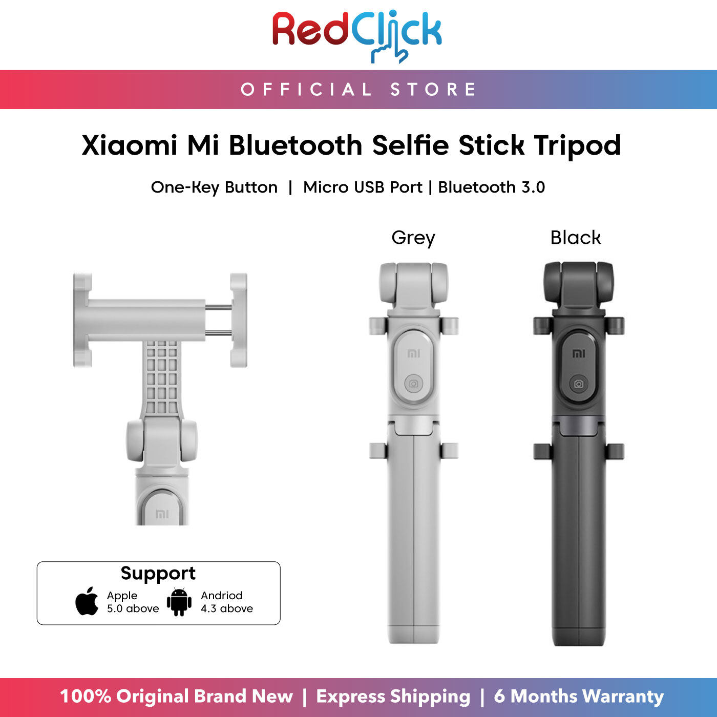 Xiaomi Original Mi Bluetooth Selfie Stick Tripod