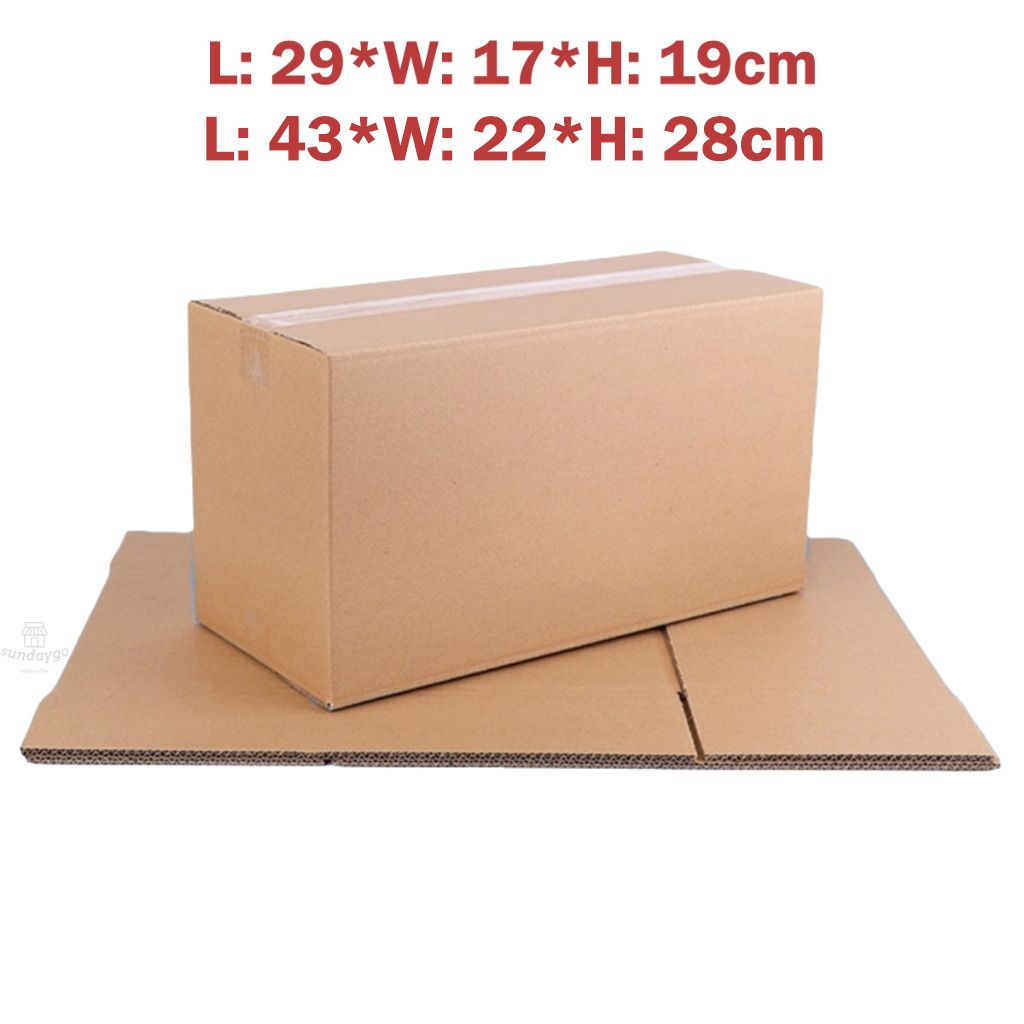 Height 19cm 28cm Express Carton Box Kotak Transport Box Aircraft Corrugated Cardboard Paper Packing Box