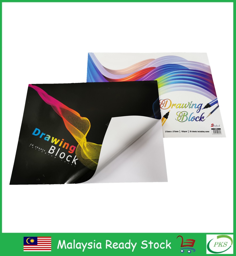 B4 275mm x 375mm Drawing Block 135/165gsm 20 Sheets Drawing Paper Buku Lukisan (S-140/S-170)