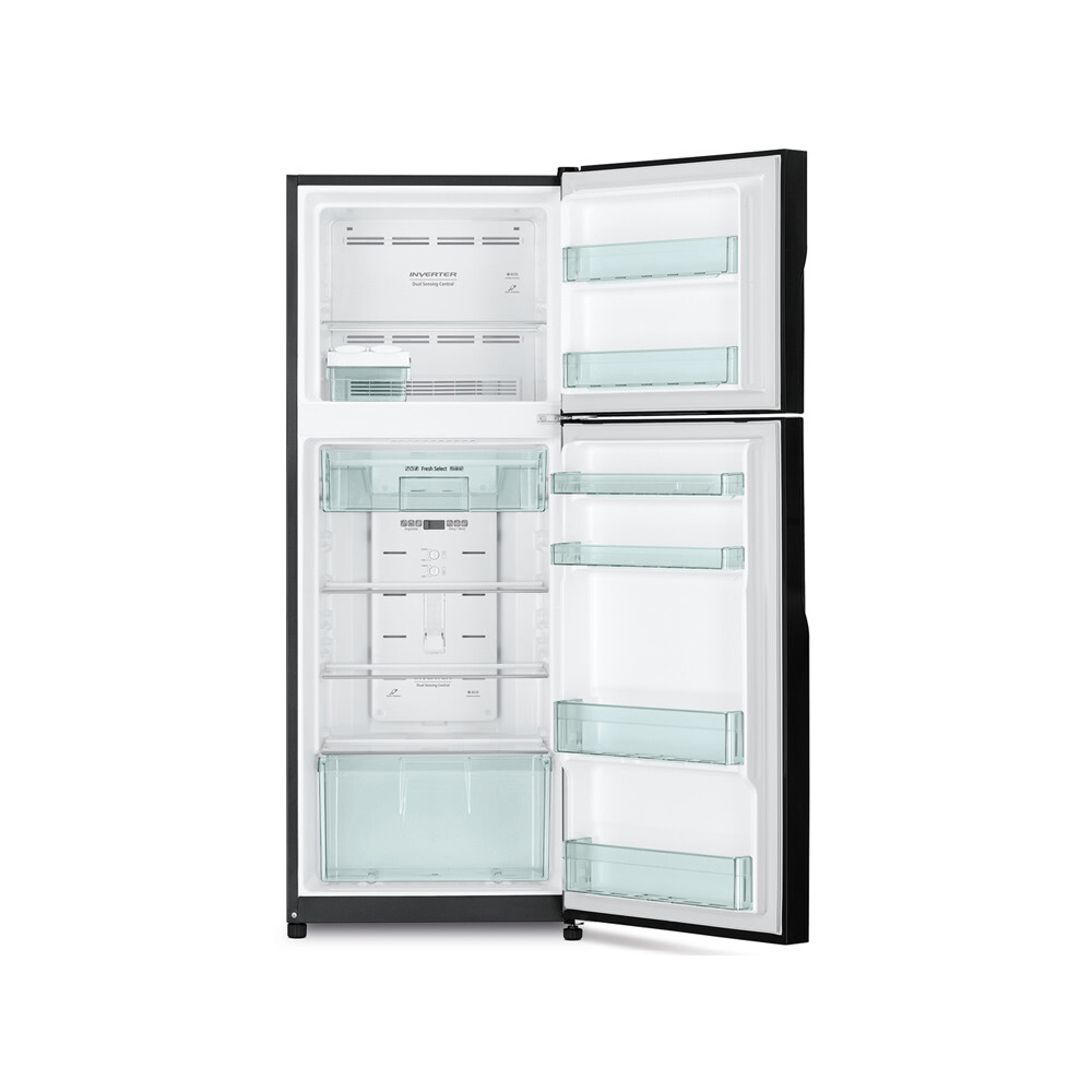 New Collection Peti Ais Hitachi 2 Doors Inverter Refrigerator R-H315P7M BSL Fridge (SILVER) Terkini New Collection Peti Ais Hitachi 2 Doors Inverter Refrigerator R-H315P7M BSL Fridge (SILVER) Terkini
