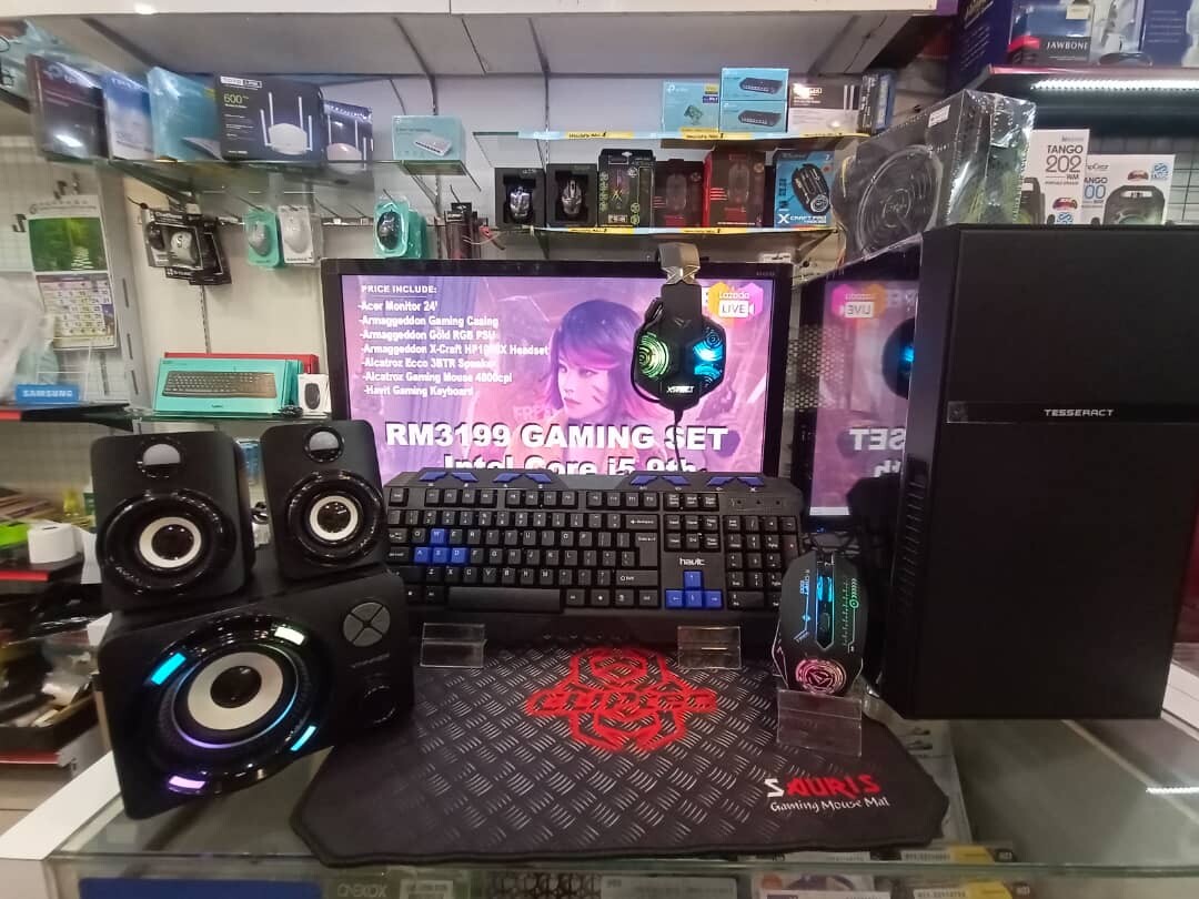 gaming pc set