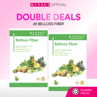 [Double Deals] 2x KITSUI Belloss Fiber 15s x 15g | Detox | Sembelit | Toksin | Pencernaan | Supplement