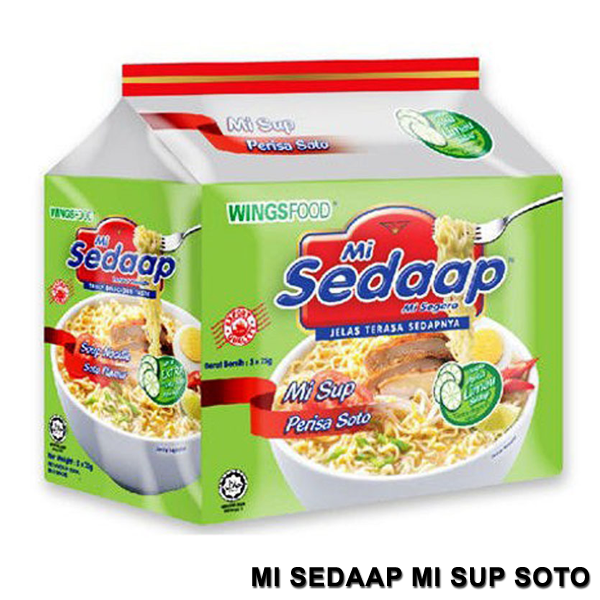 Mi Sedaap Mi Soup Soto (5 x 70g) | Instant Soup Noodle