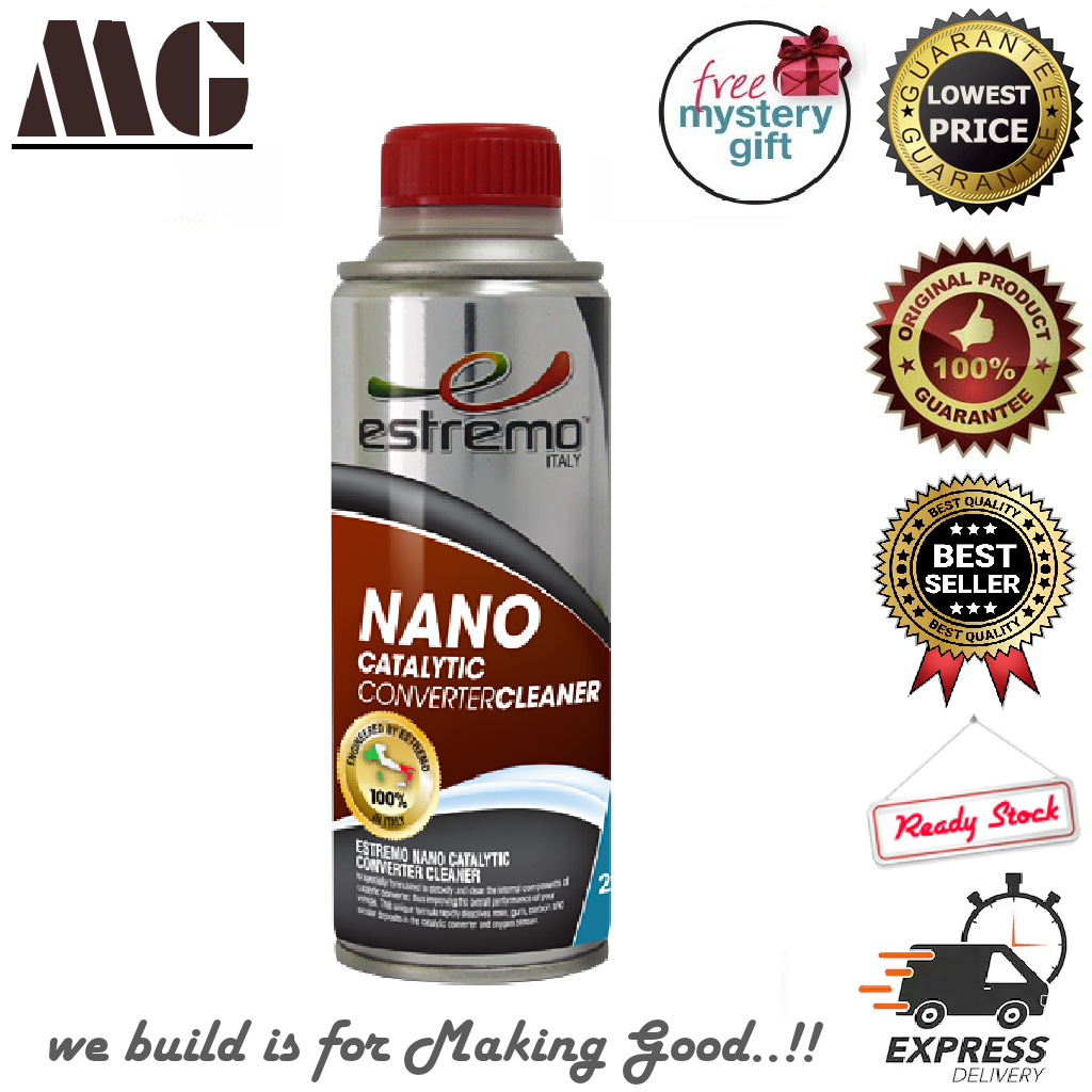 ESTREMO NANO CATALYTIC CONVERTER CLEANER 250 ML specially formulated to