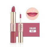 2 in 1 Matte Lipstick Lipgloss Long Lasting Lip Moisturizer Balm Makeup Cosmetics (#7)