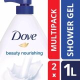 Dove Shower Gel Beauty Nourishing 1 L x 2