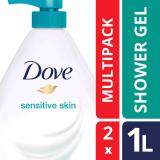 Dove Shower Gel Sensitive Skin 1 L x 2