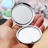Fashion Mini Stainless Travel Compact Pocket Crystal Folding Makeup Mirror Black June 2018 - 4 Fashion Mini Stainless Travel Compact Pocket Crystal Folding Makeup Mirror Black - 4