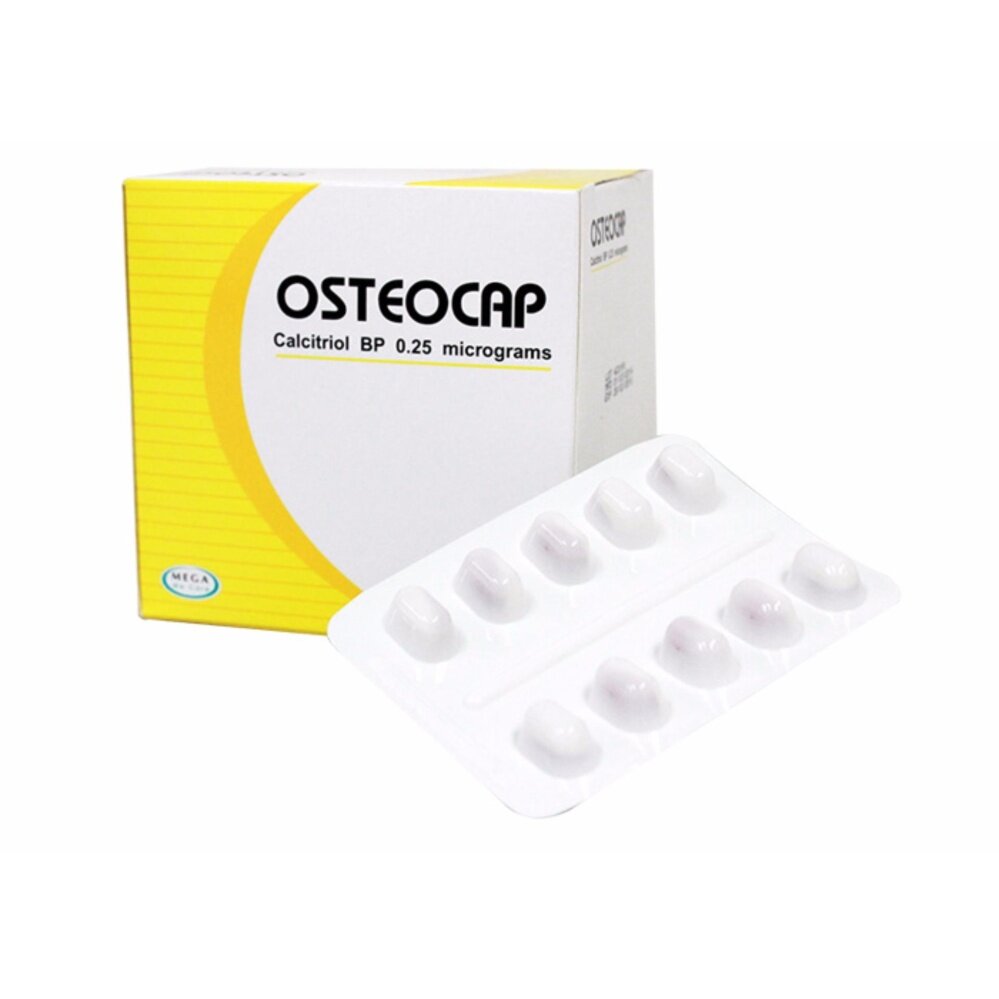 MEGA Osteocap Calcitriol BP 0.25 mcg (10x10s)