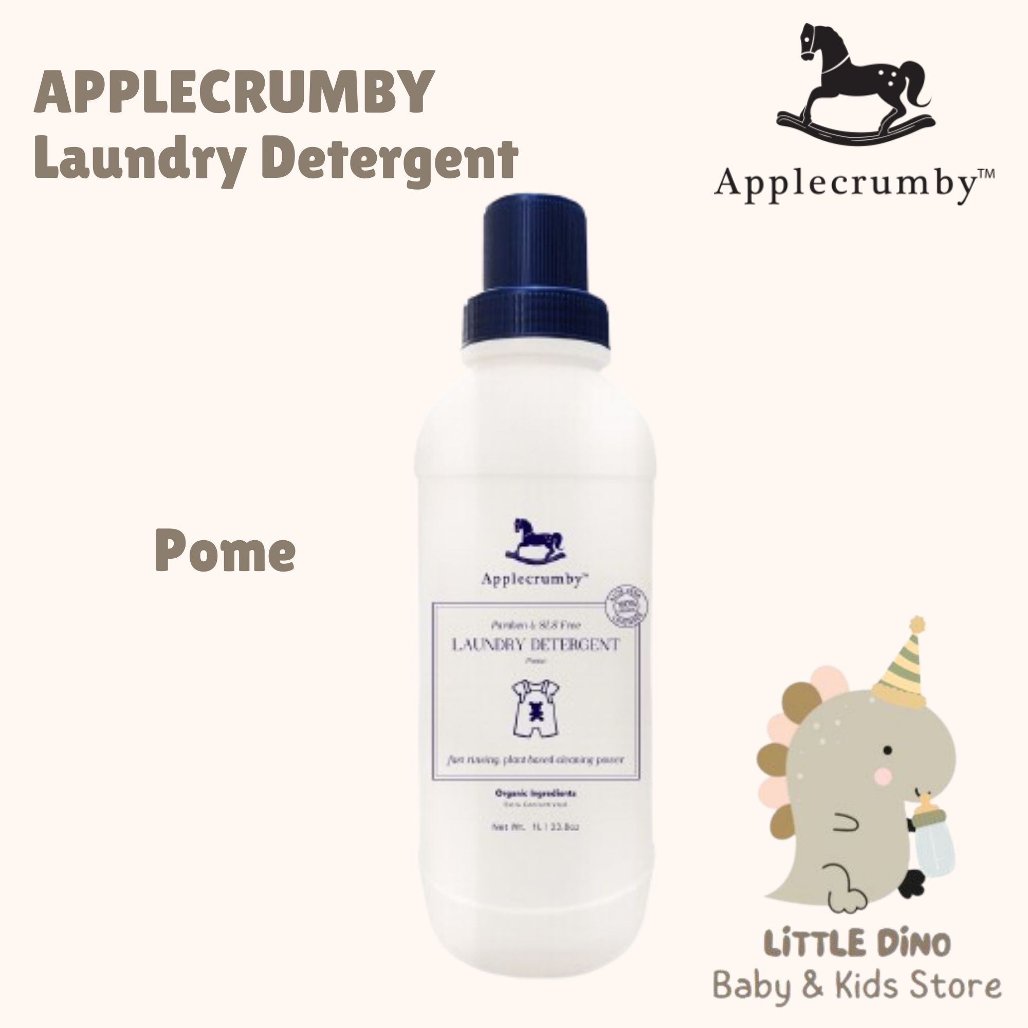 Applecrumby Laundry Detergent / Applecrumby Bottle & Utensil Cleaner /Applecrumby Antibac Multi-Purpose Cleaner