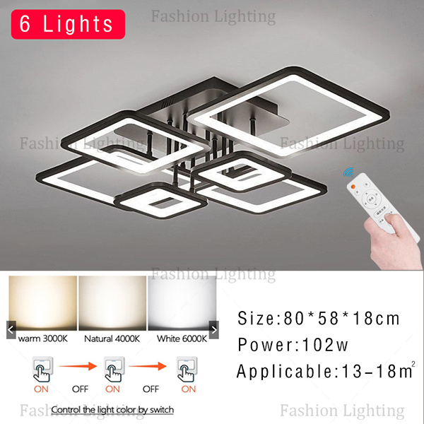 Living room ceiling lamp Bedroom light modern LED Nordic lamp Minimal home decoration chandelier