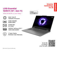 LENOVO LOQ ESSENTIAL 15IRX11 83SC004UMJ/I5-13450HX/16GB D5-4800/512GB G4/RTX5050 8GB/15.6″ FHD/W11H/2YW/BACKPACK