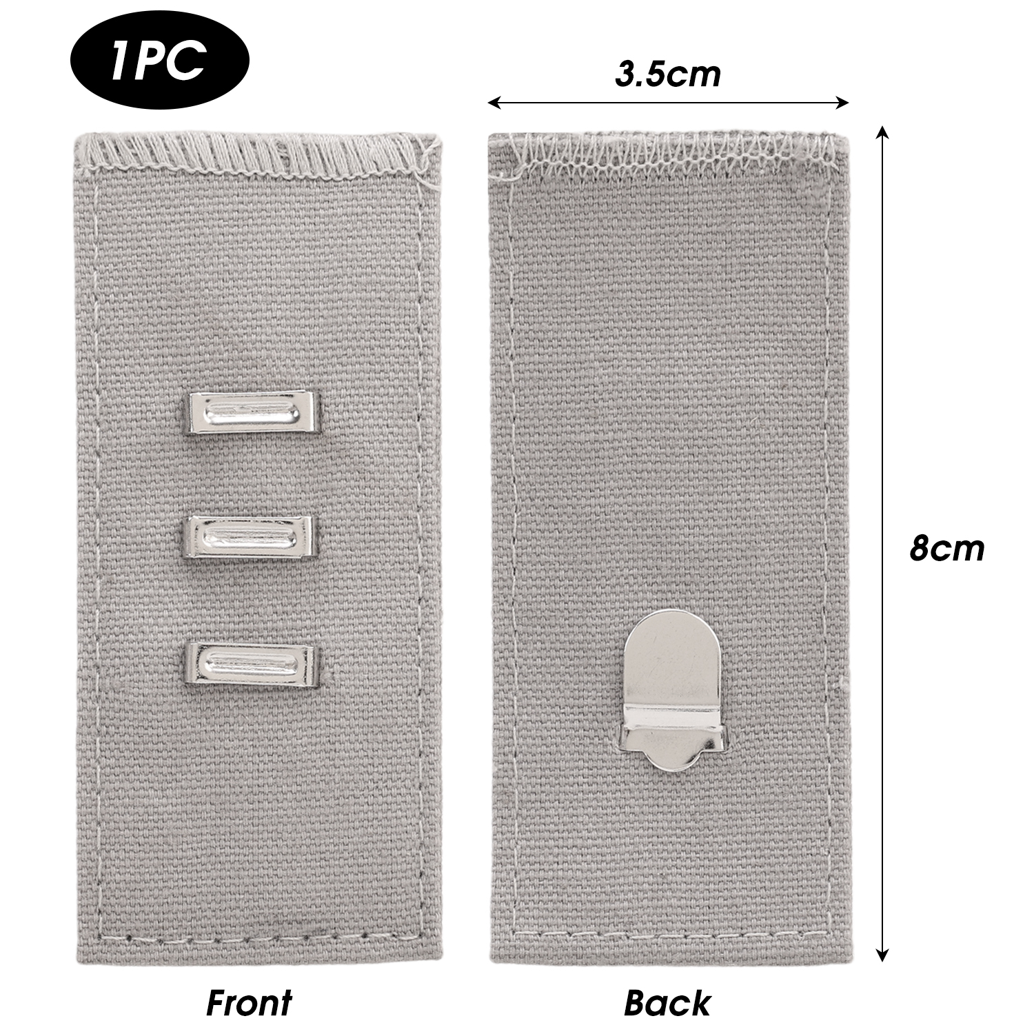 Anglebabylife 2pcs Extend Jeans Waist Button Pants Buckle Extender Fat Waist Hook Adjustment Pants Hook Extender for Men Women Jeans Pants Trousers