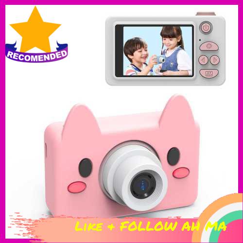 BEST SELLER C1 Kids Selfie Camera 32MP Digital Video Cameras for Kids 2 inches IPS Screen with Face