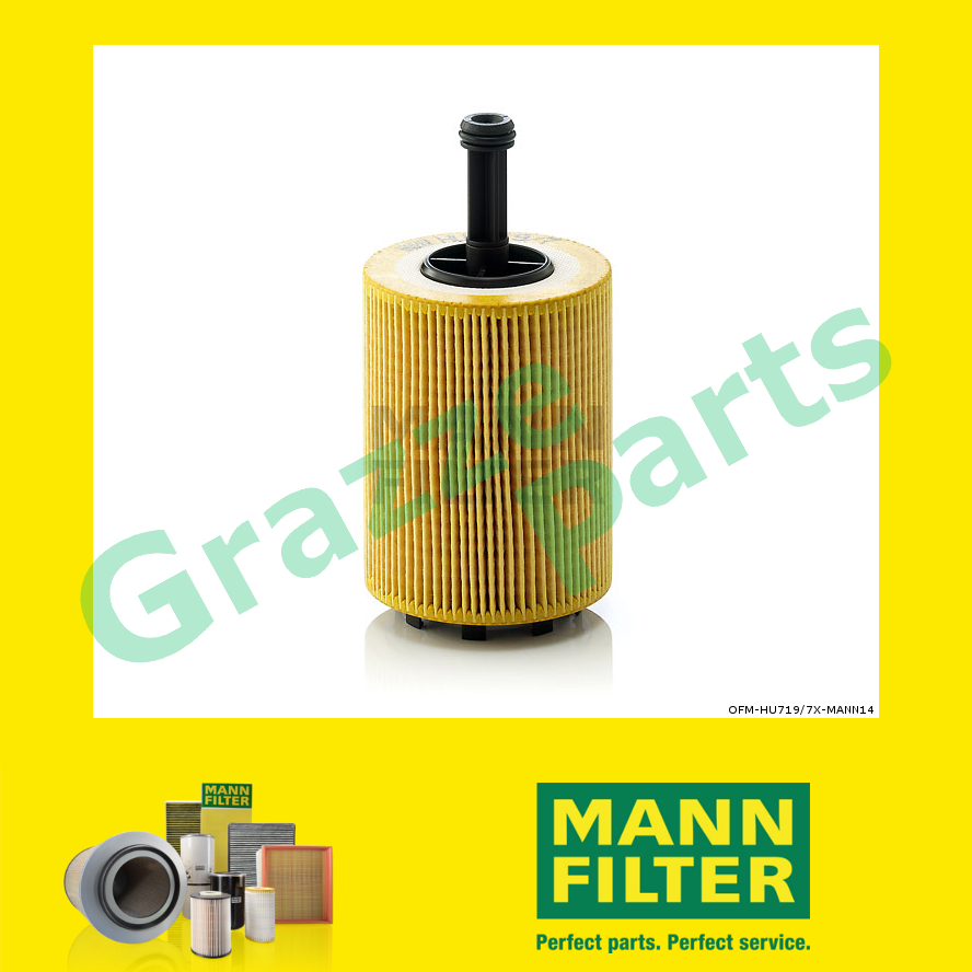 100% Original Mann Oil Filter HU719/7X HU 719/7 X OX188D for SEAT Ibiza V 6J 1.4 1.9 TDI Leon I 1M1 