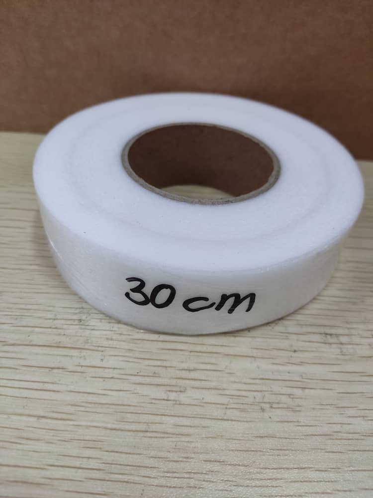 Ready Stock 70yds Original Lencana Sekolah / Pita Pelekat Kain/ Fabric Tape Hitam dan Putih