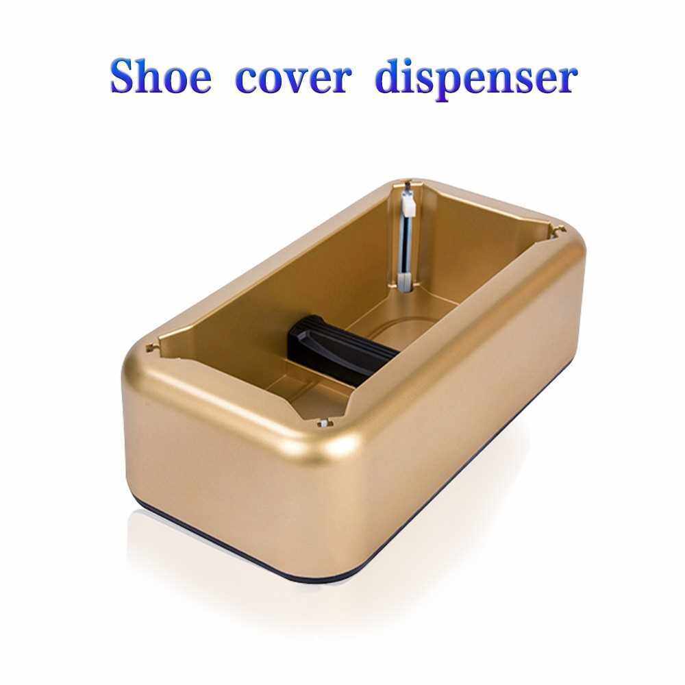 Shoe Cover Machine Disposable Shoe Cover Dispenser Disposable Plastic Shoe & Boot Cover Machine For Home Office (Gold)