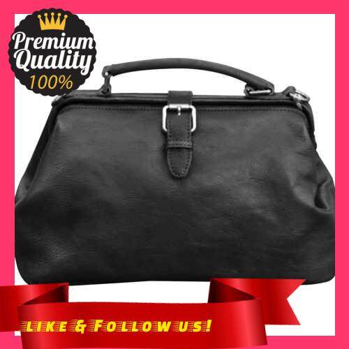 People's Choice Leather Handmade Bag (Black)
