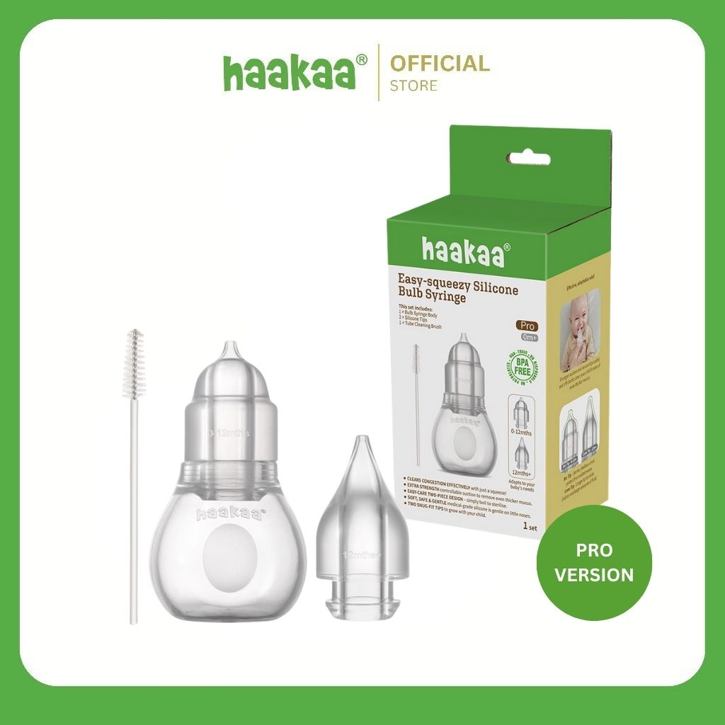 Easy-Squeezy Silicone Bulb Syringe / Penguin Nasal Aspirator(0m+)