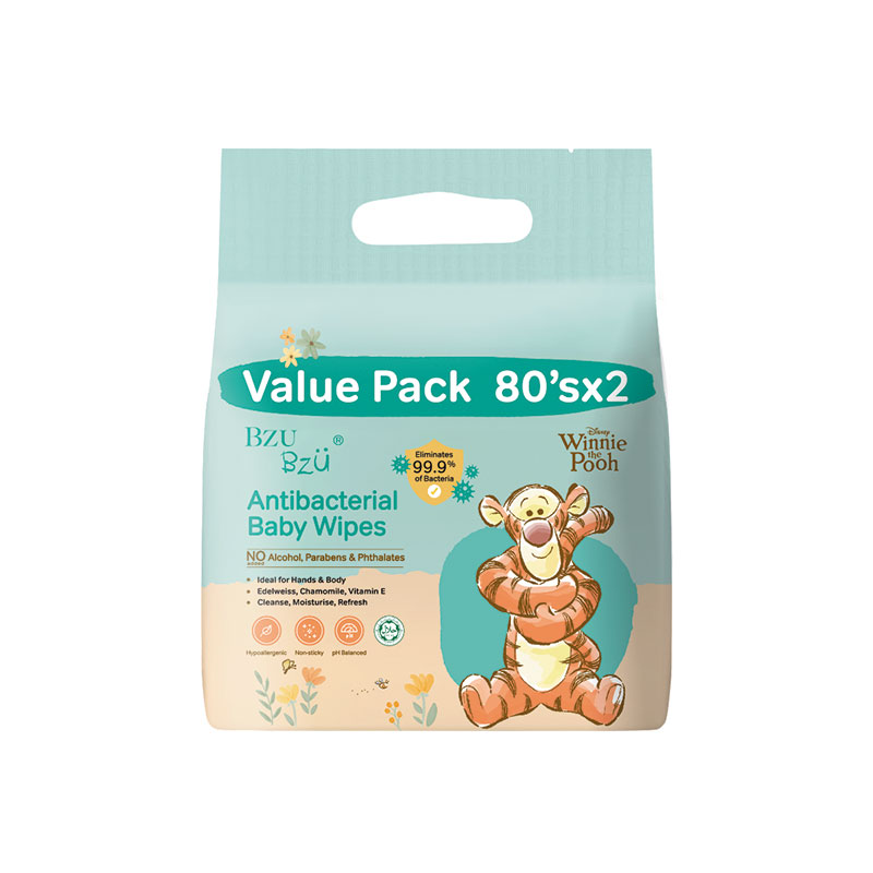 BZU BZU BABY WIPES ULTRA GENTLE / ANTIBACTERIAL (30s /80s)