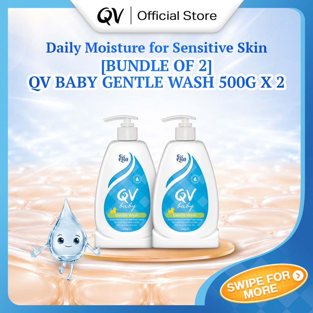 [Bundle of 2] QV Baby Gentle Wash 500g x 2