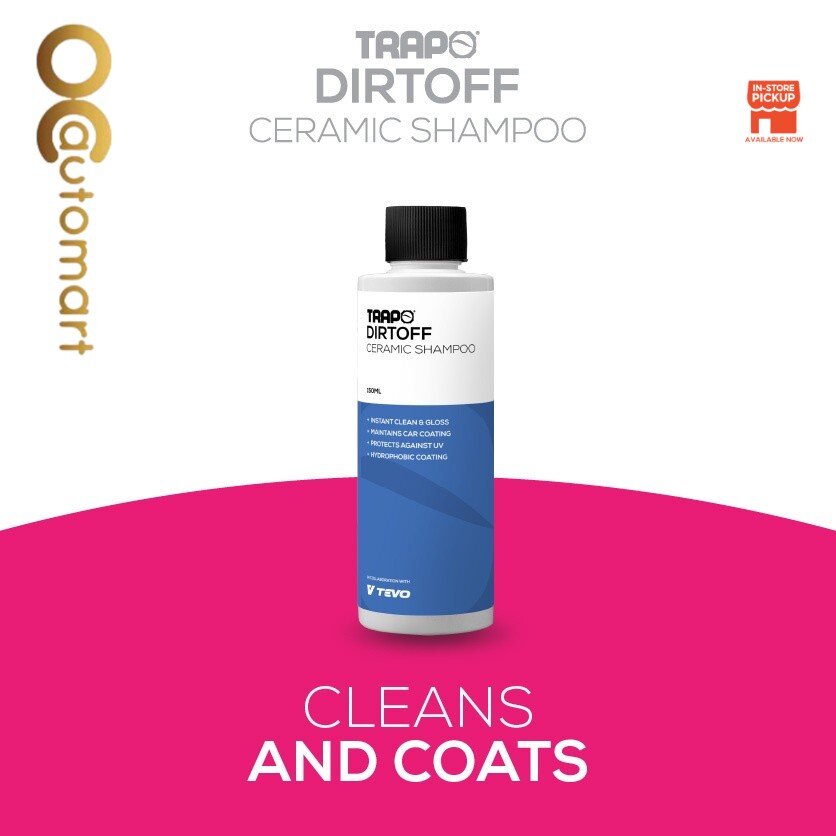 Trapo DirtOff Ceramic Car Shampoo Car Wash Coating Water Repellent Car Shampoo