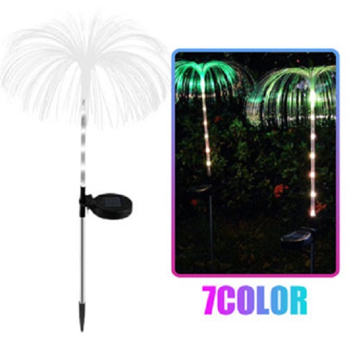 Suria ubur-ubur Fairy Light Outdoor Garden Pathway Lights hiasan Lawn Lights Solar Power Waterproof Yard Walkway Patio hiasan bunga lampu