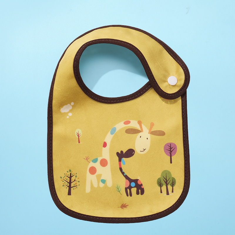 Mumystation Cartoon Baby Bibs Kids Waterproof Apron Newborn Saliva Towel Infant Handkerchief