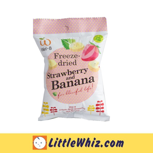 Wel.B: Freeze-Dried Snack - Strawberry & Banana