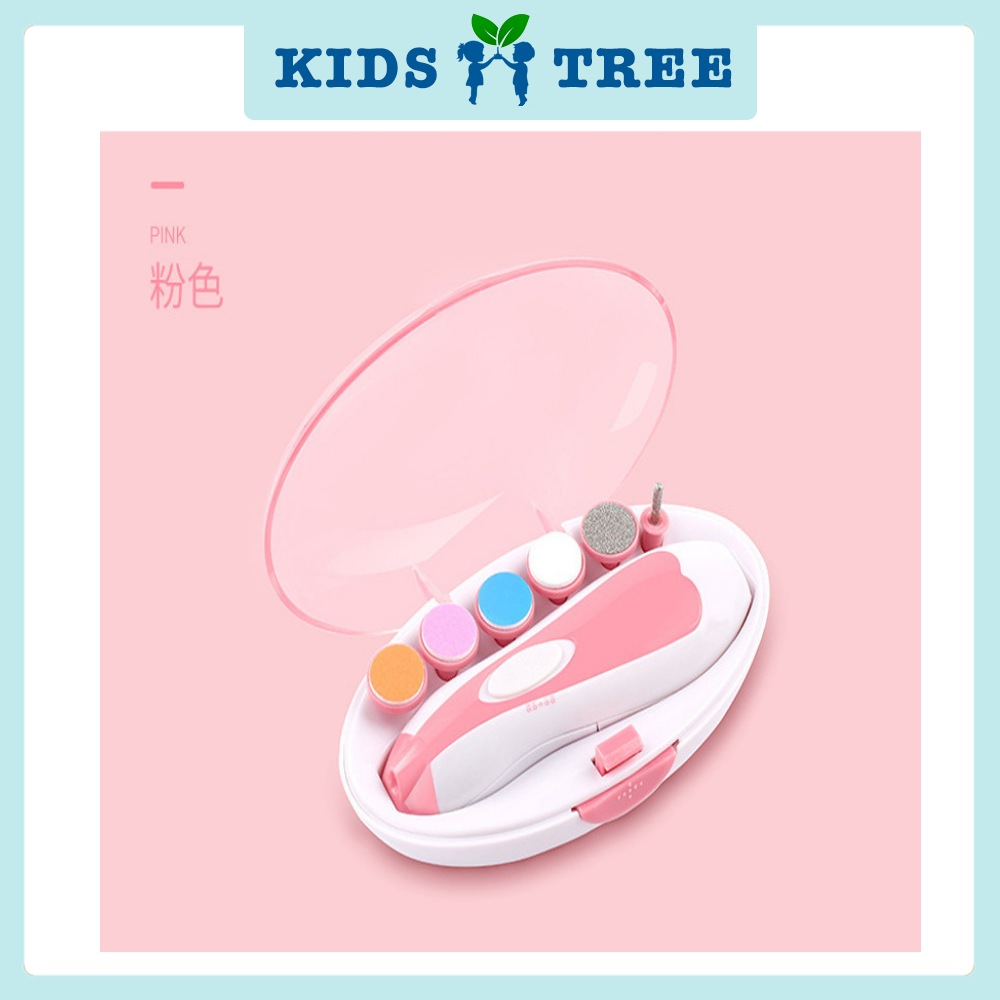 6 in 1 Electric Nail Trimmer Baby Adult Nail Trimmer Pedicure & Manicure Baby Nail Clipper Nail Cutter