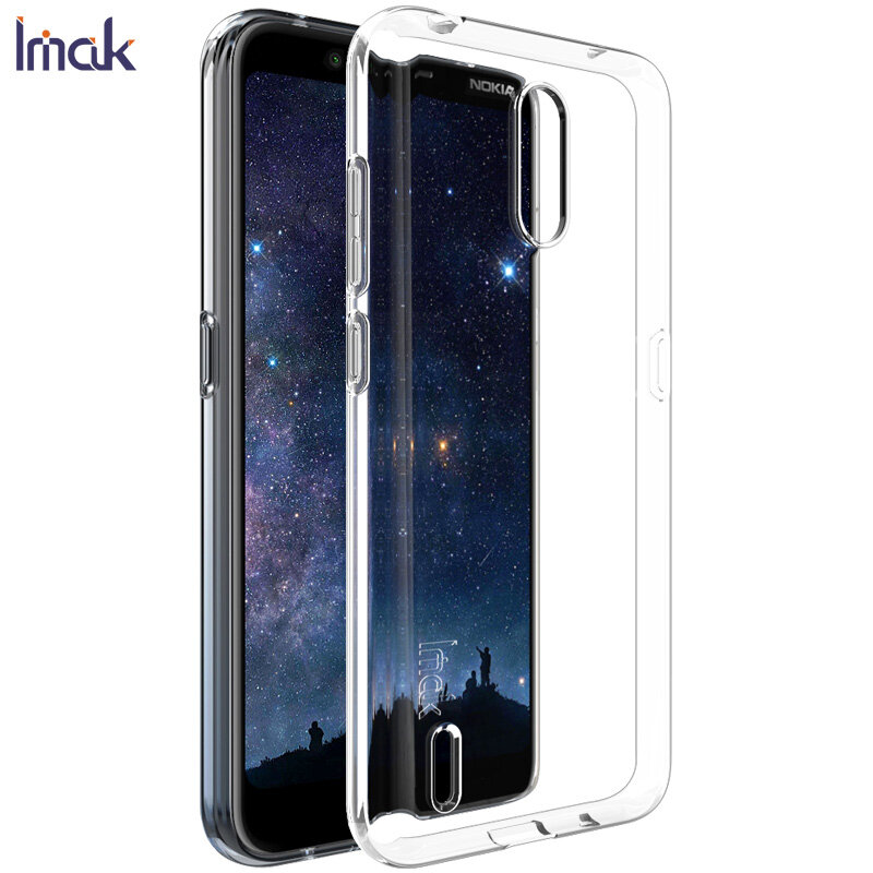 Cho Nokia C2 Tava Cho Nokia C2 Tennen Imak Ốp Silicon Mềm Trong Suốt Vỏ Bảo Vệ Chống Sốc An Toàn Hơn Loại Dày 5.45 Inch
