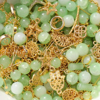 St.kunkka 30/50g Mixed Round Glass Beads Slub Beads With Metal Accessories For DIY Bracelets Necklaces Jewelry Jewelry Accessories Making